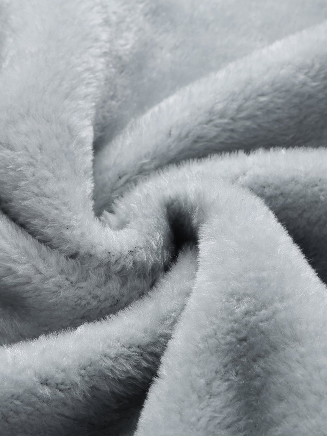 Felpa con cappuccio in pelliccia sintetica