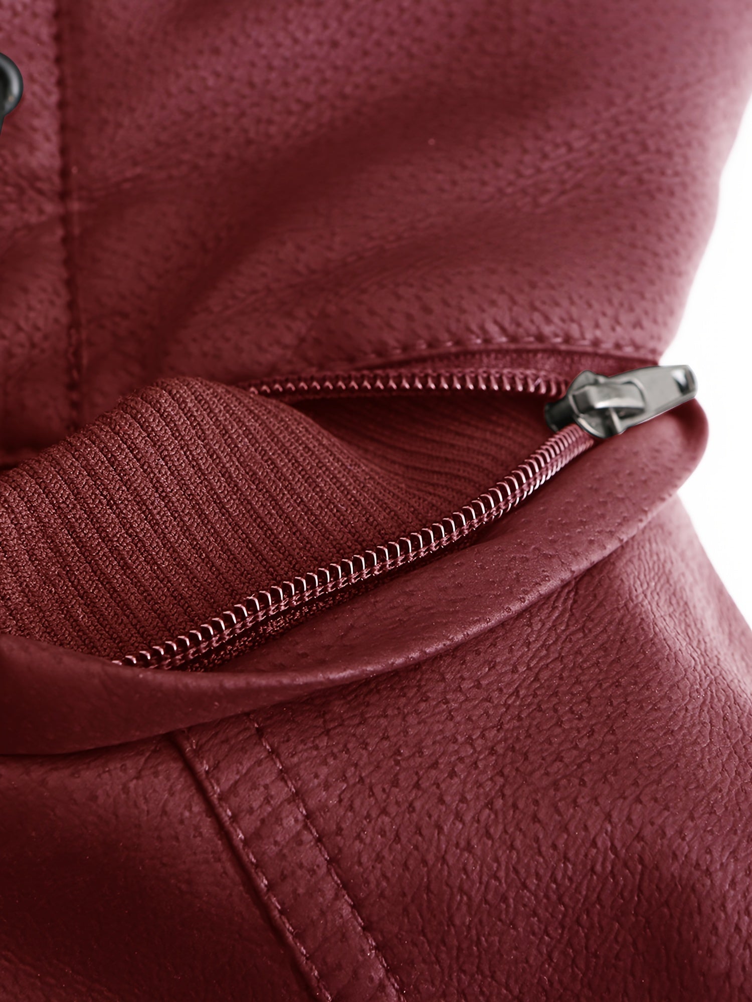 Giacca in pelle trapuntata