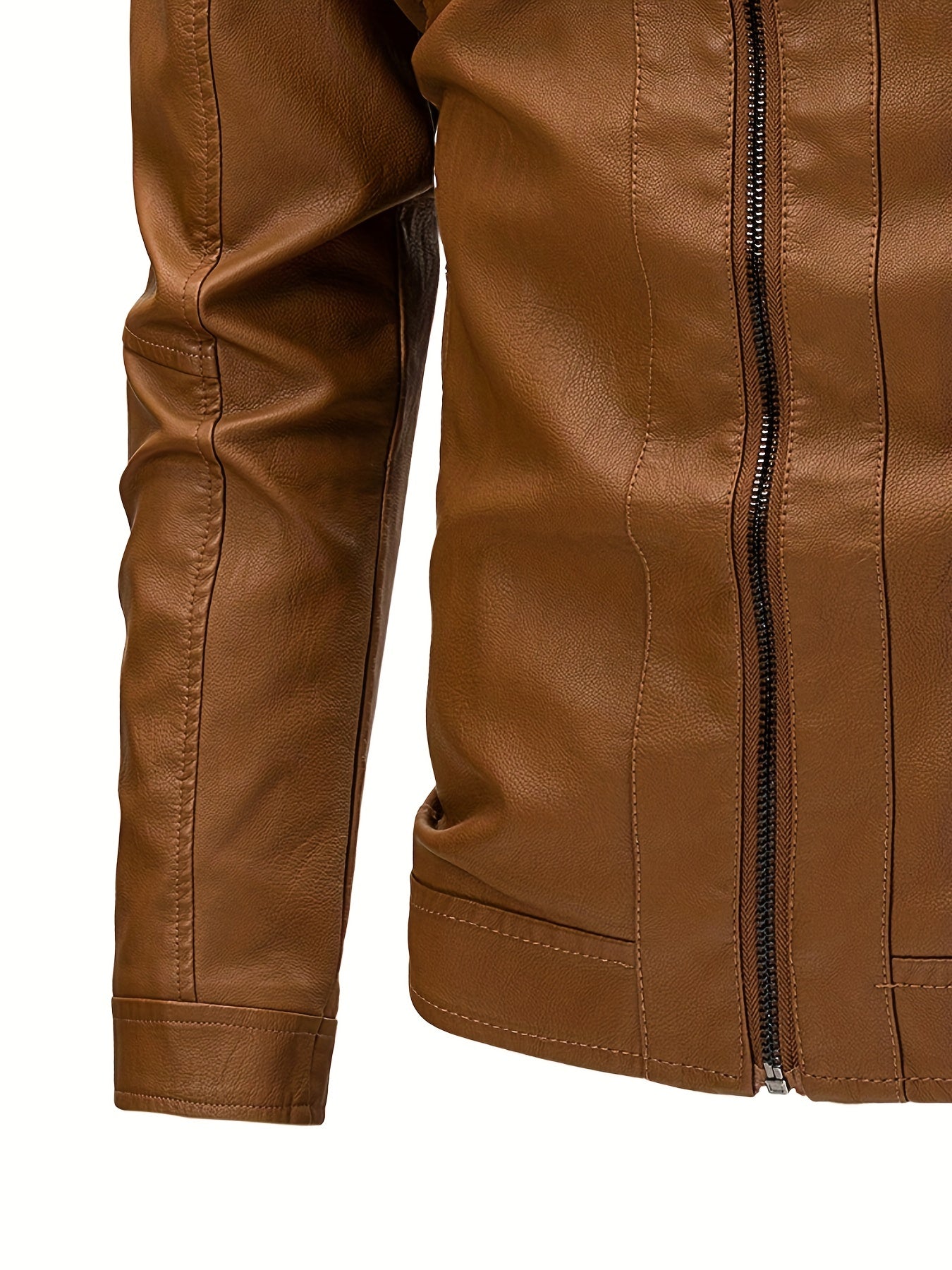 Giacca vintage in ecopelle per la primavera