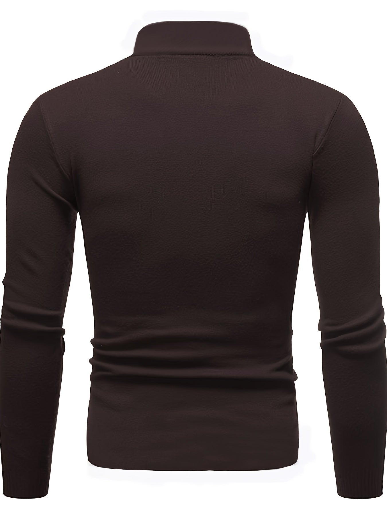 Maglione lavorato a maglia con collo alto da uomo