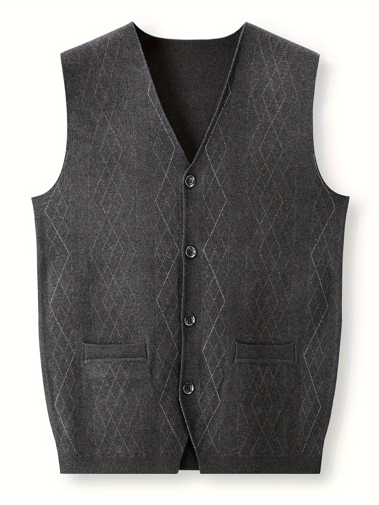 Camicia senza maniche lavorata a maglia