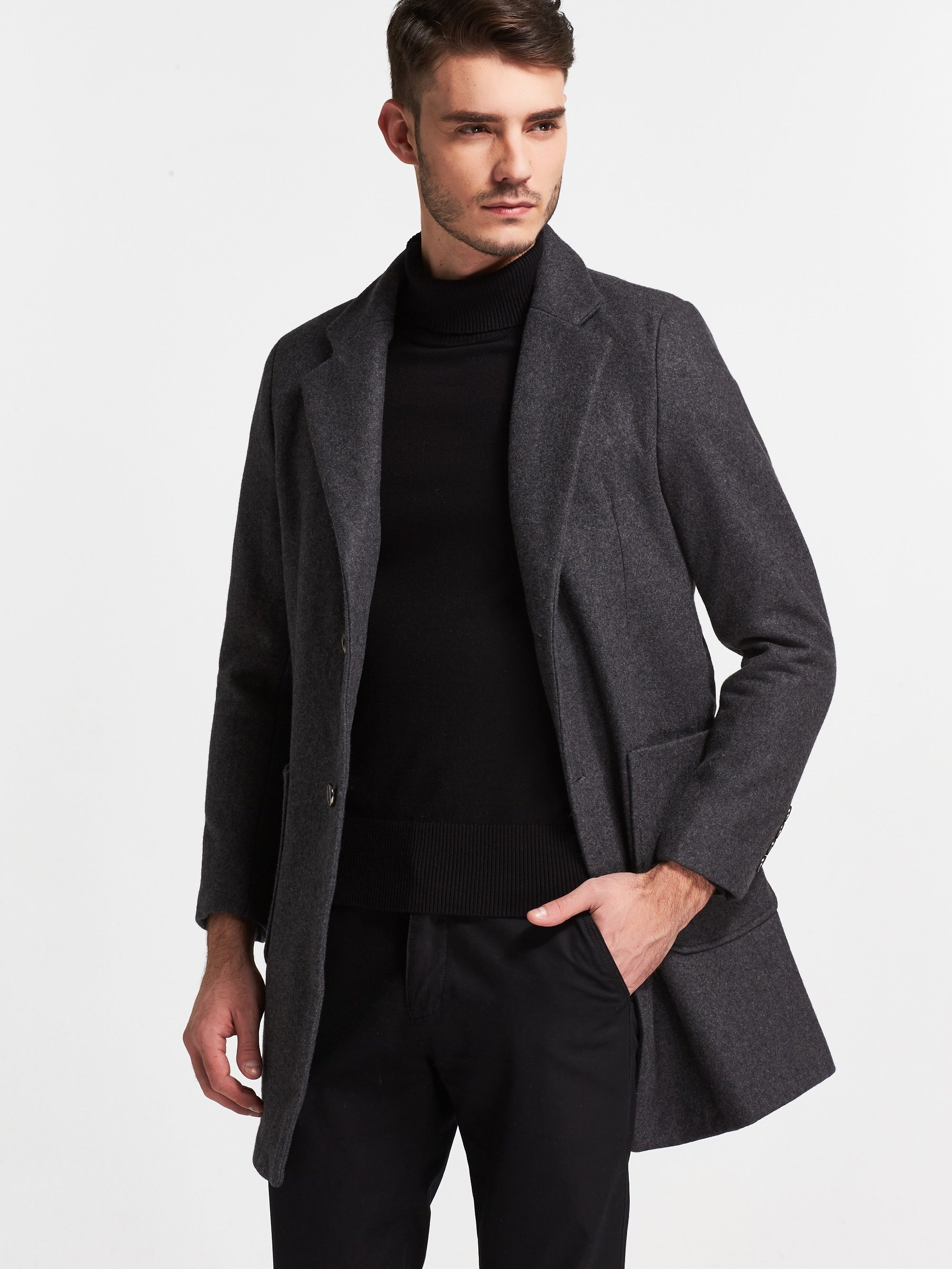 Trench grigio elegante