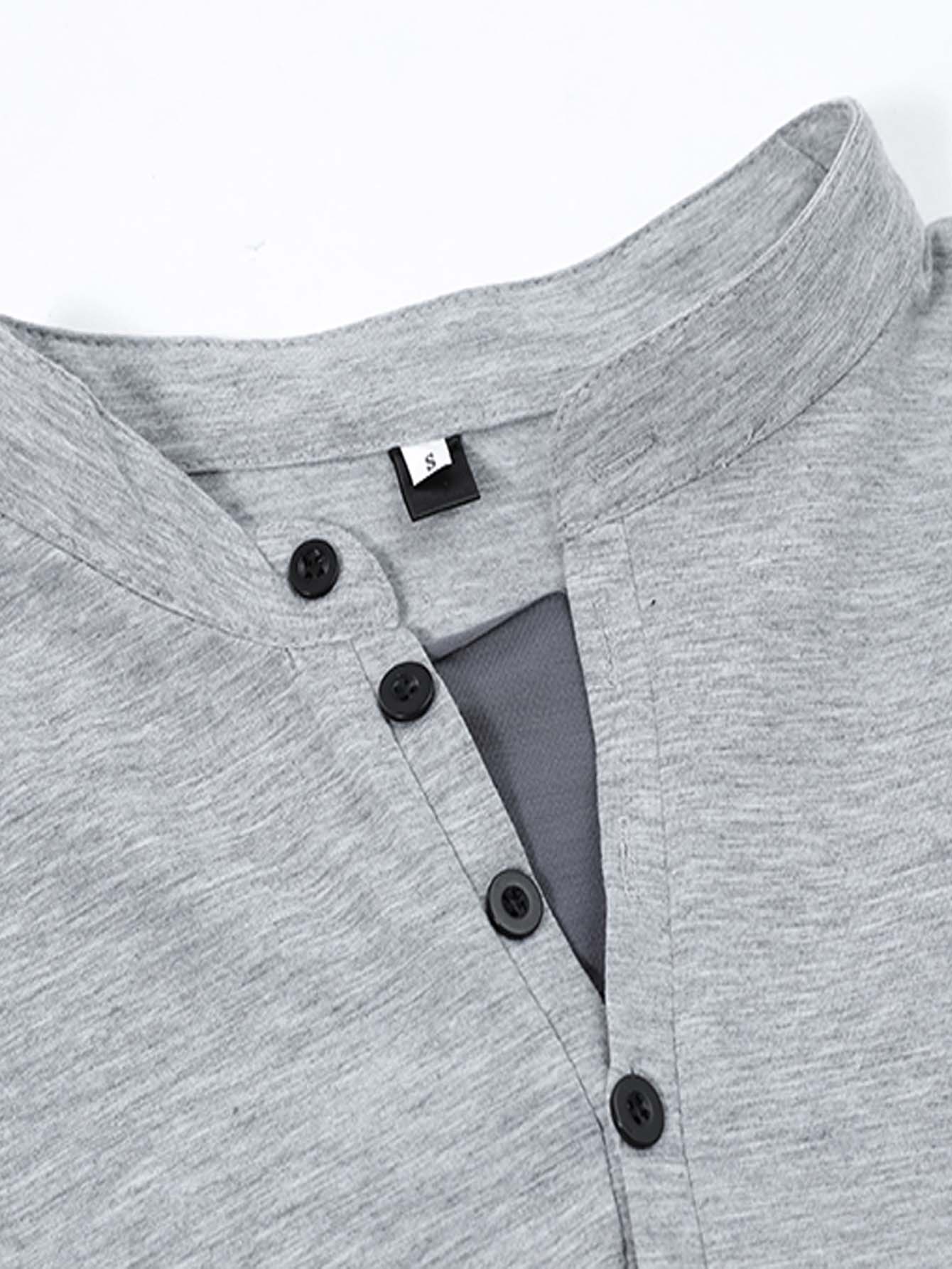 Camicia casual a maniche lunghe da uomo