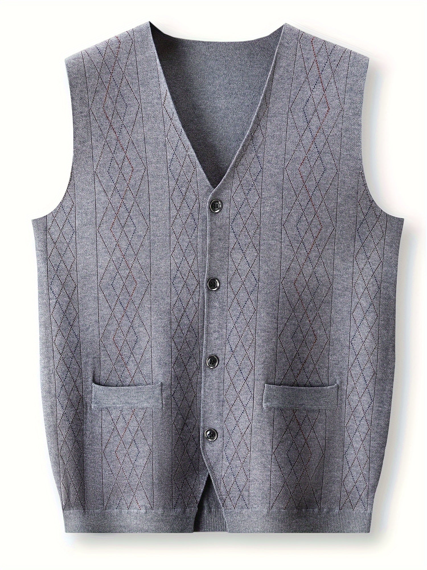 Camicia senza maniche lavorata a maglia