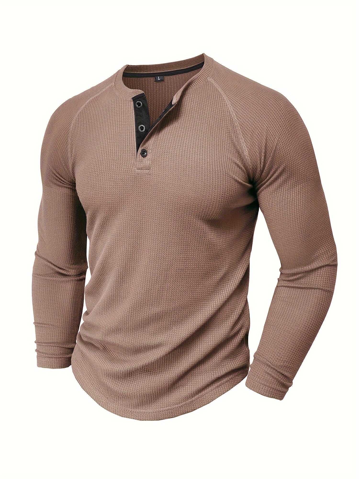 Maglia Henley a maniche lunghe