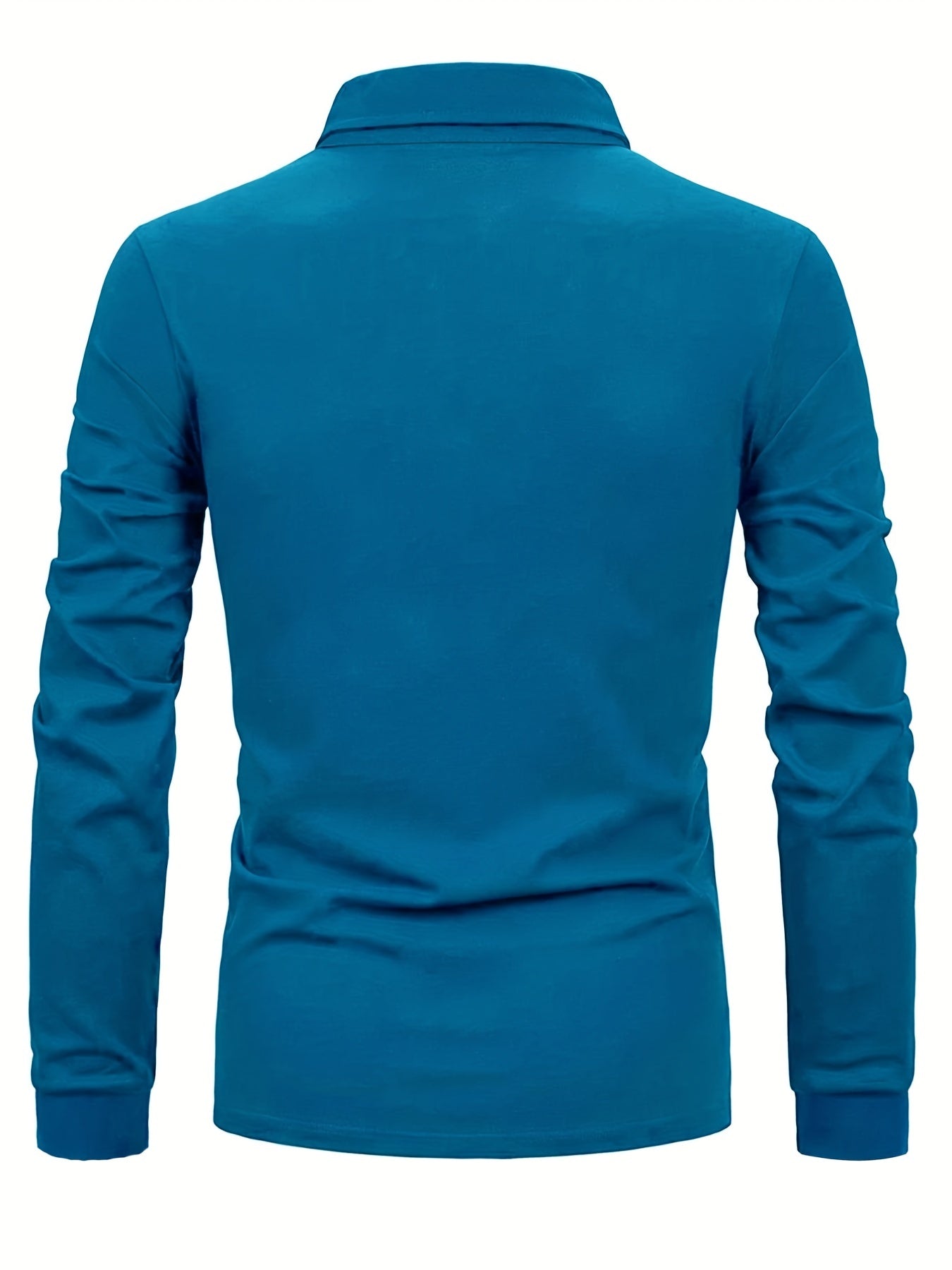 Camicia patchwork a quadri con revers e maniche lunghe realizzata in cotone casual leggermente elasticizzato