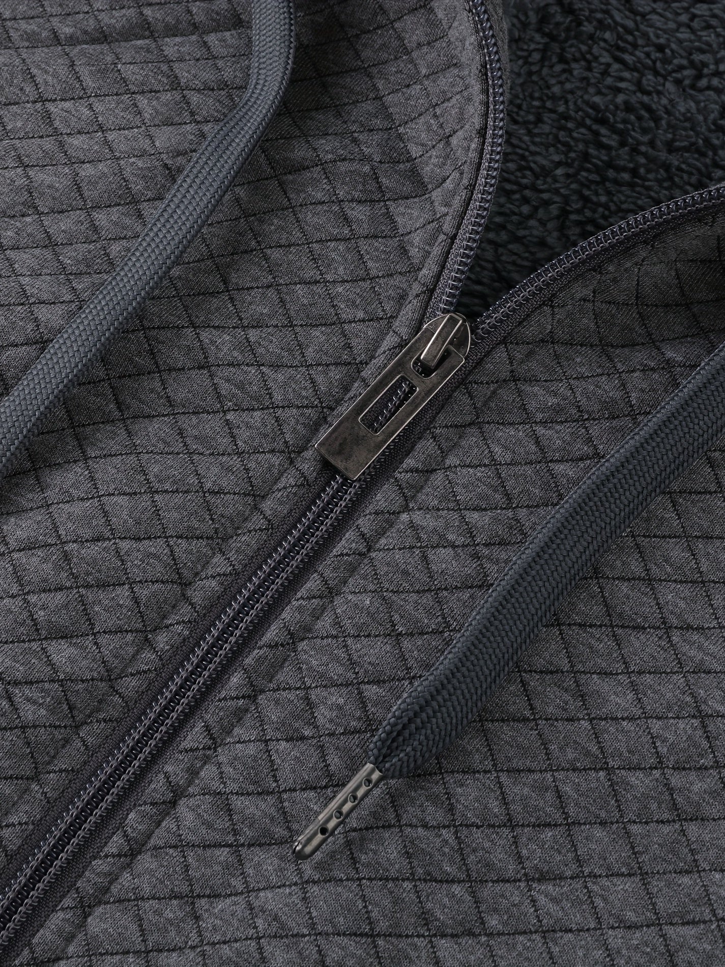 Felpa foderata in sherpa con pelliccia