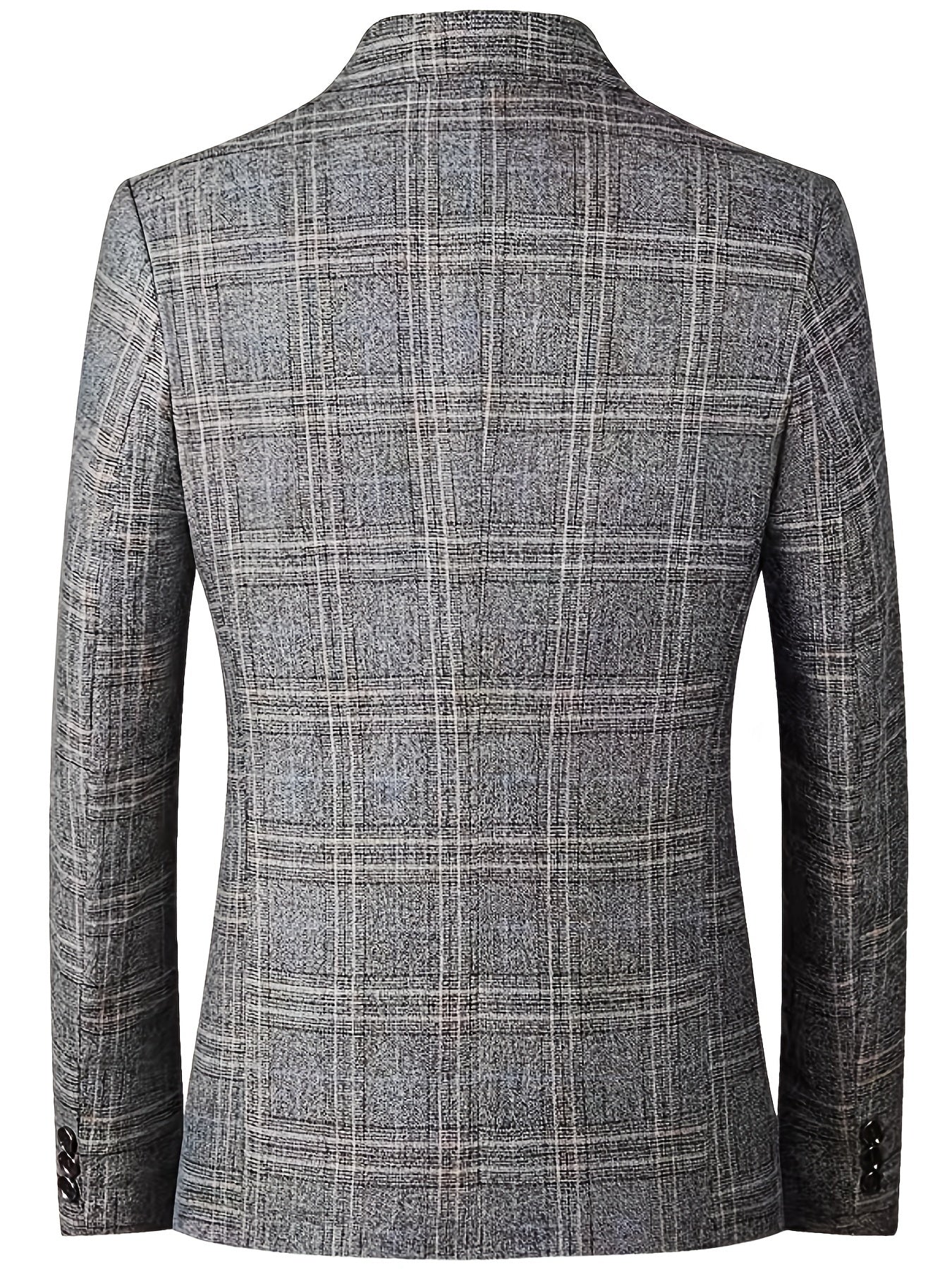 Abito casual slim a righe a quadri