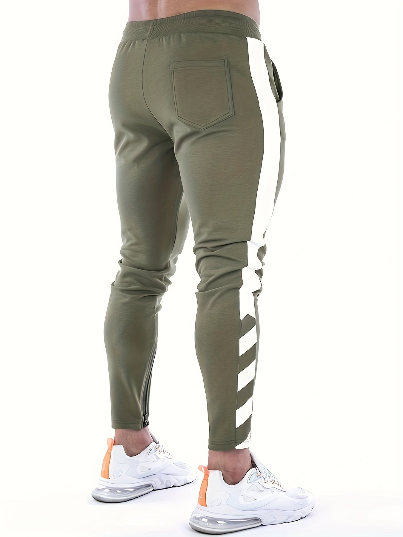 Pantaloni sportivi casual con elastico in vita e coulisse