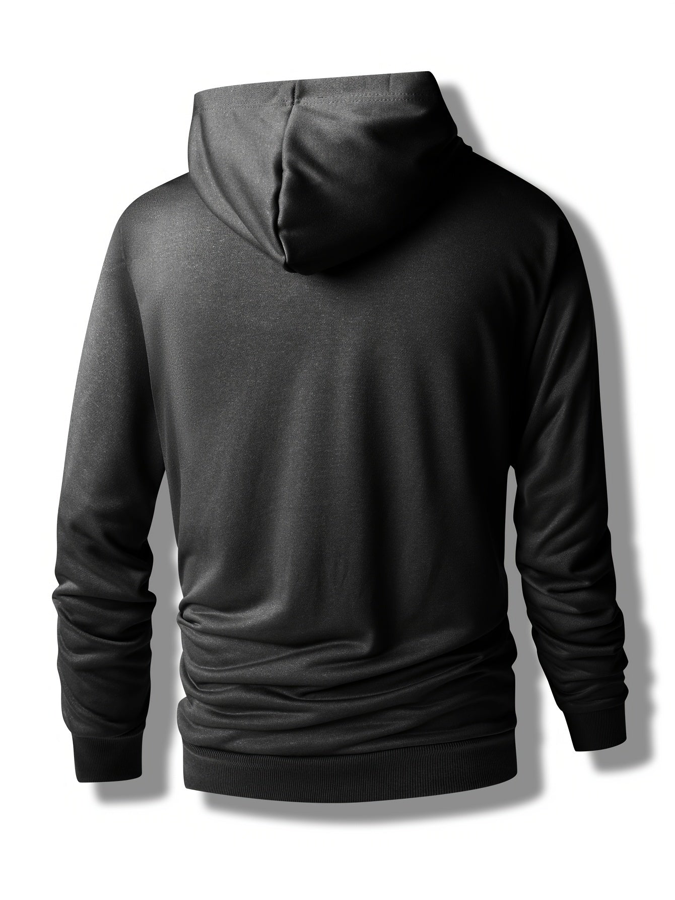 Felpa con cappuccio a righe da uomo