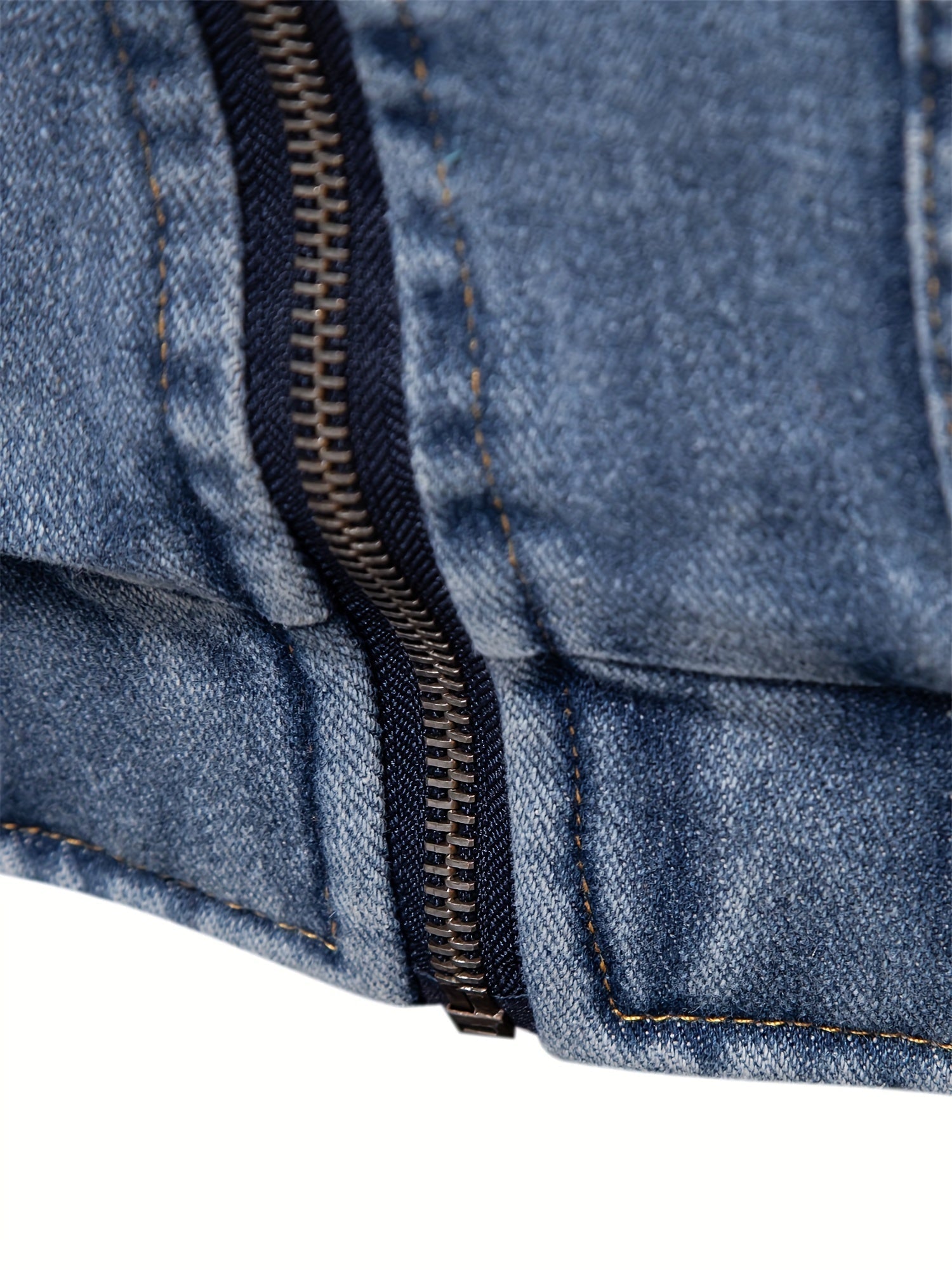 Giacca in pile denim da uomo