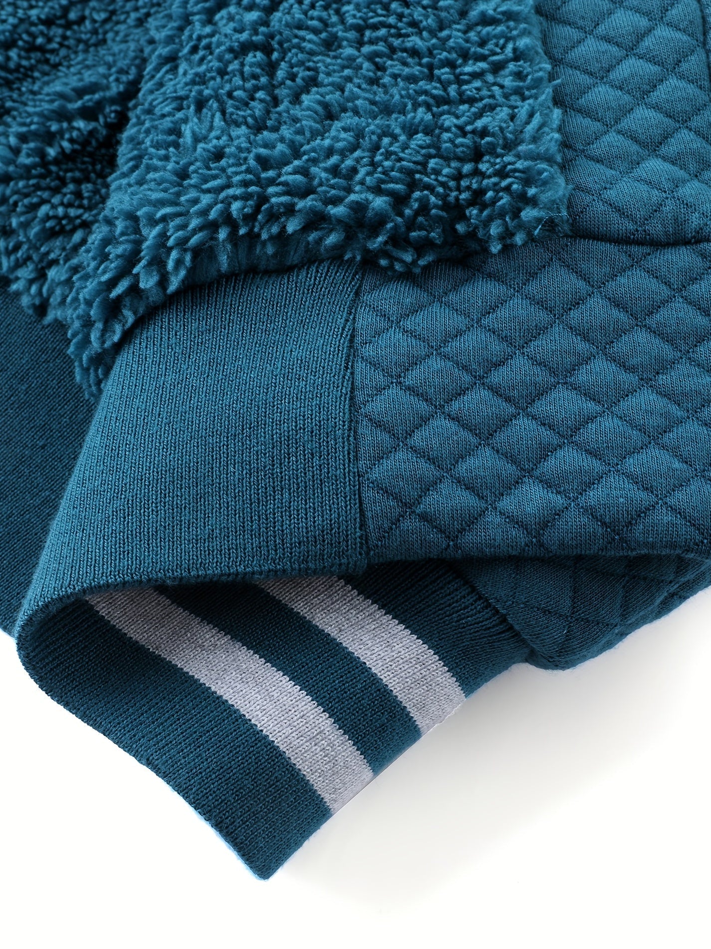 Felpa strutturata con cappuccio da uomo