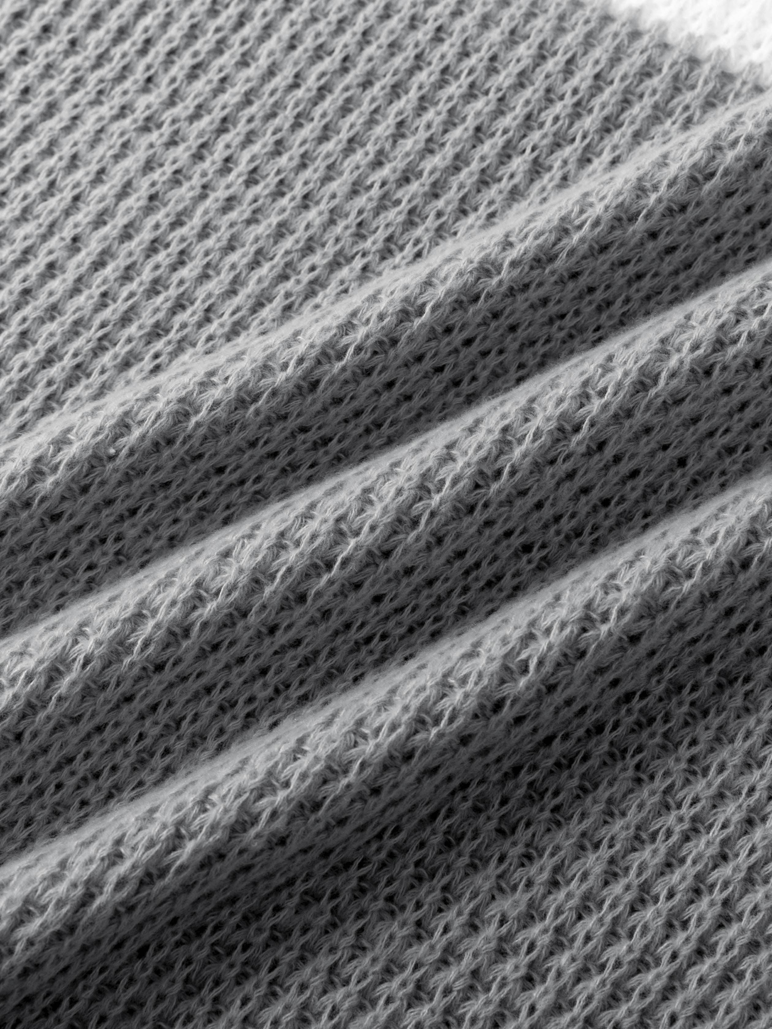 Maglione lavorato a maglia a righe per uomo