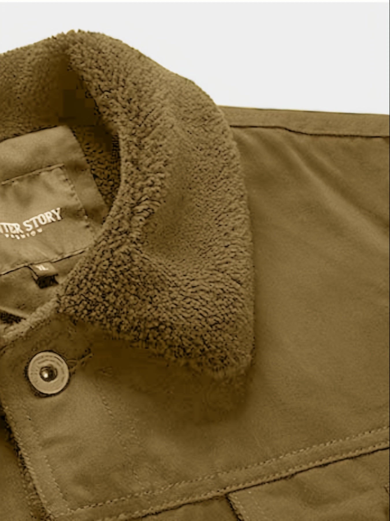 Giacca casual in caldo pile di cotone