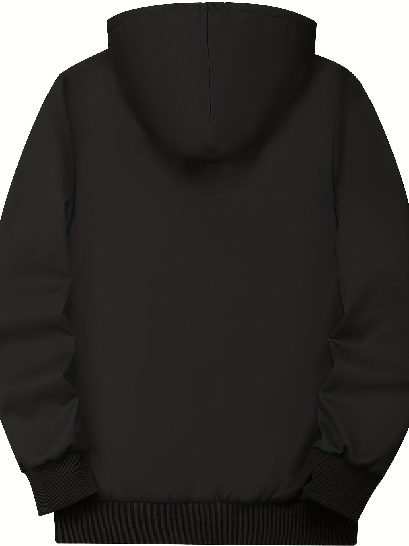 Felpa con cappuccio in pelliccia a righe da uomo