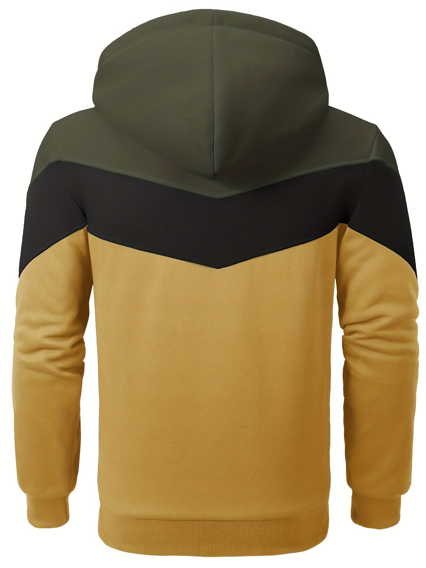 Felpa con cappuccio versatile in pelliccia da uomo