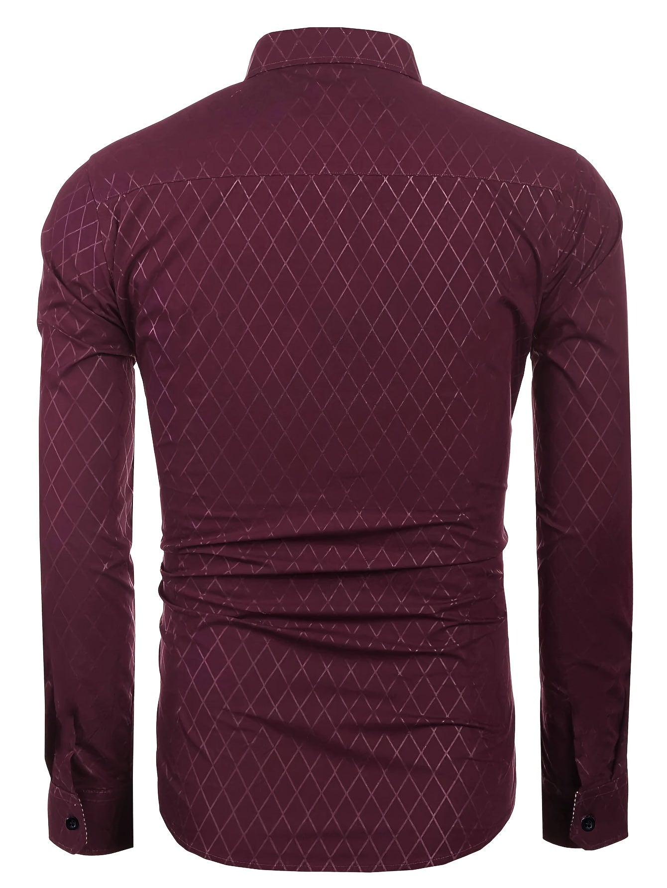 camicia classica a righe da uomo