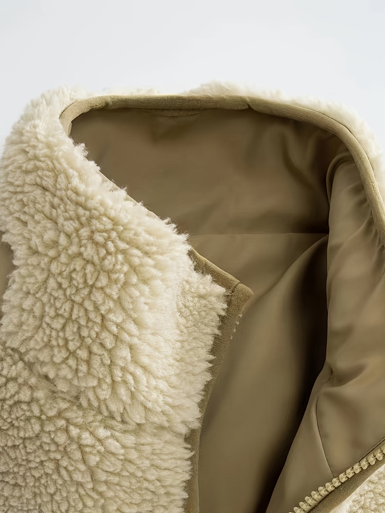 Giacca in morbido pile caldo