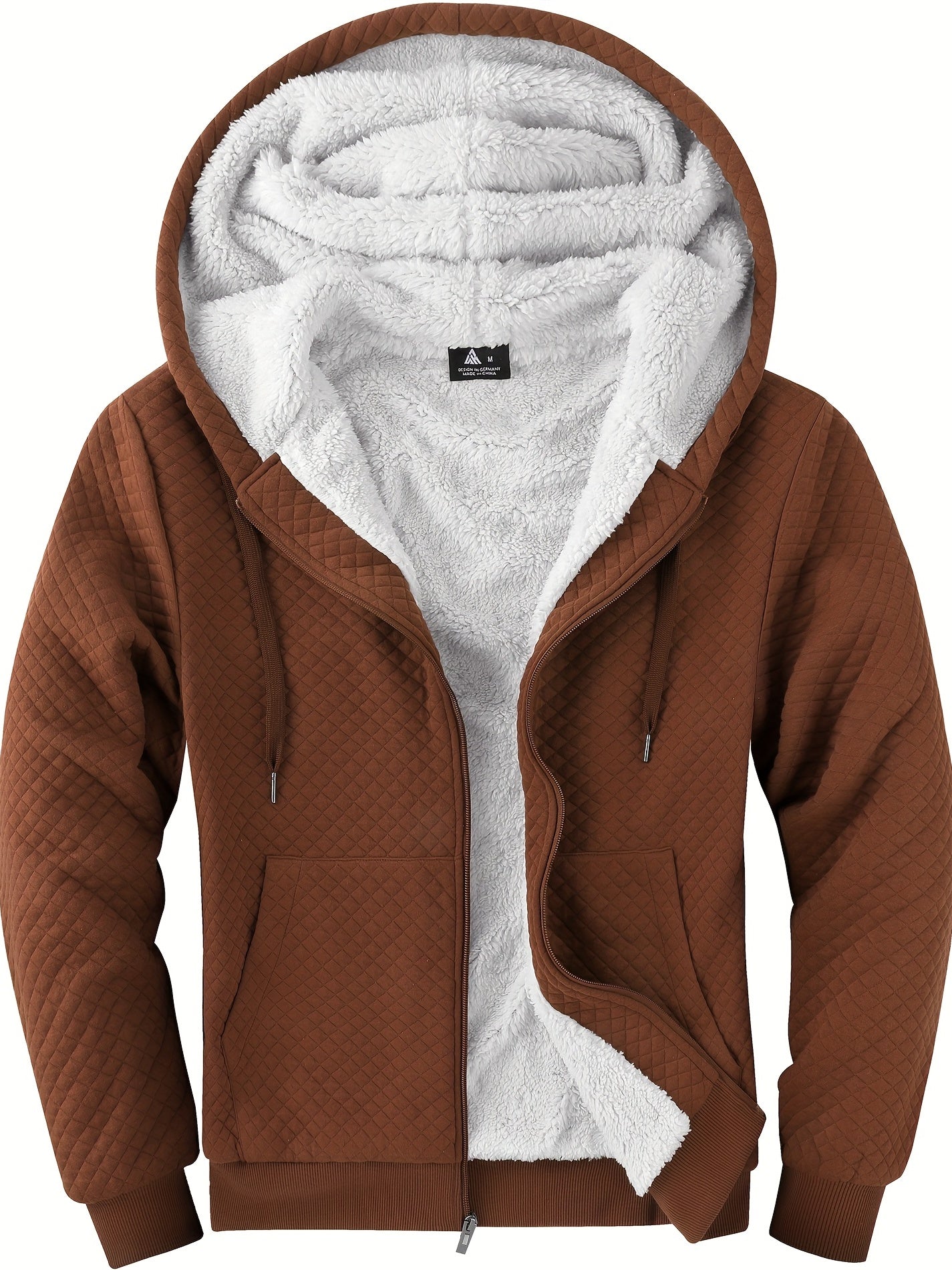 Felpa con cappuccio in pelliccia testurizzata