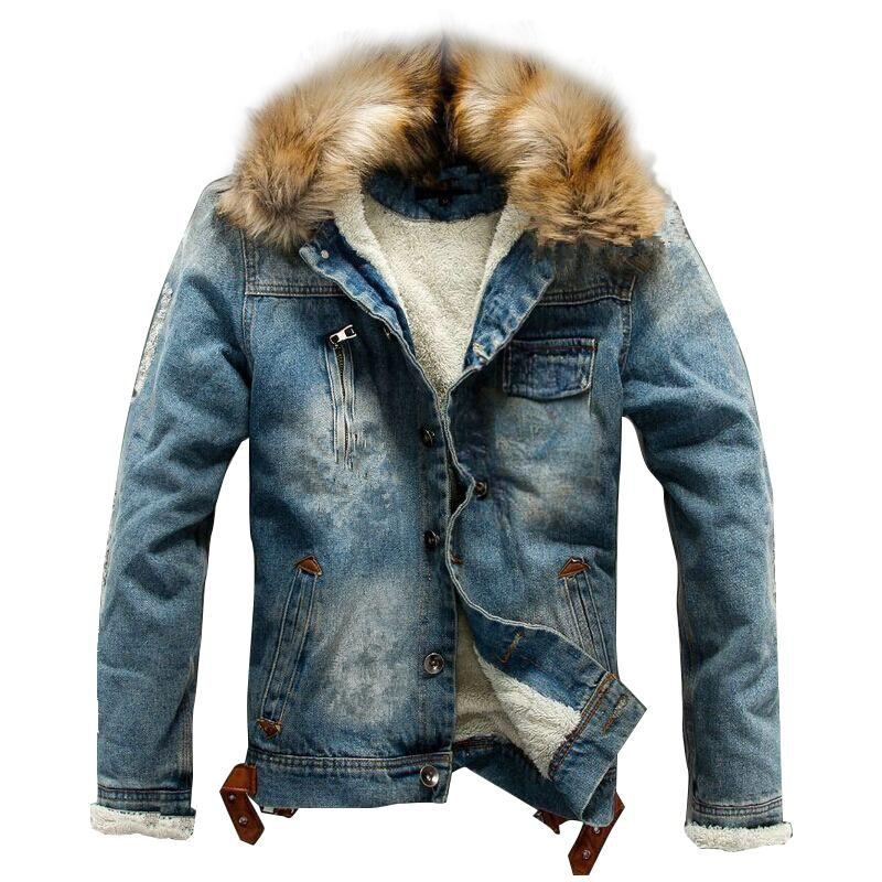 Giacca in denim con bordo Sherpa Rockfella