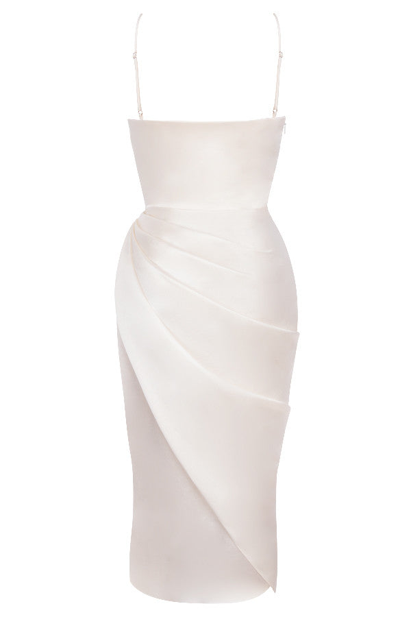 Corsetto con balconcino in raso