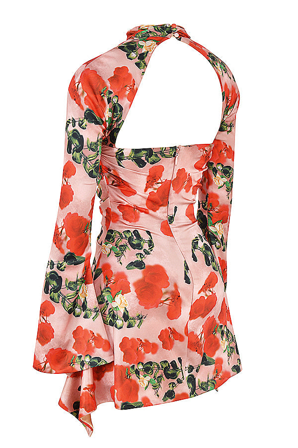 Abito a corsetto drappeggiato