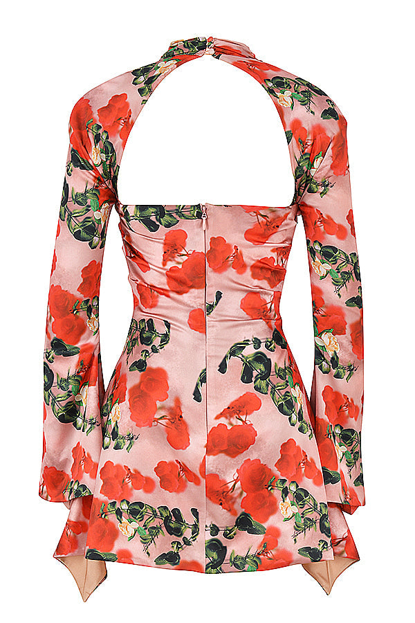 Abito a corsetto drappeggiato