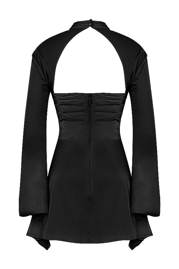Abito a corsetto drappeggiato