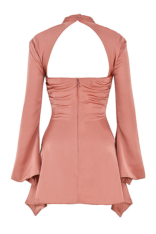 Abito a corsetto drappeggiato