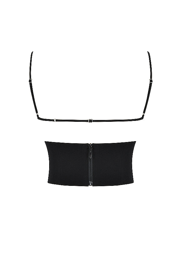 Corsetto modellante con pantaloni a vita alta