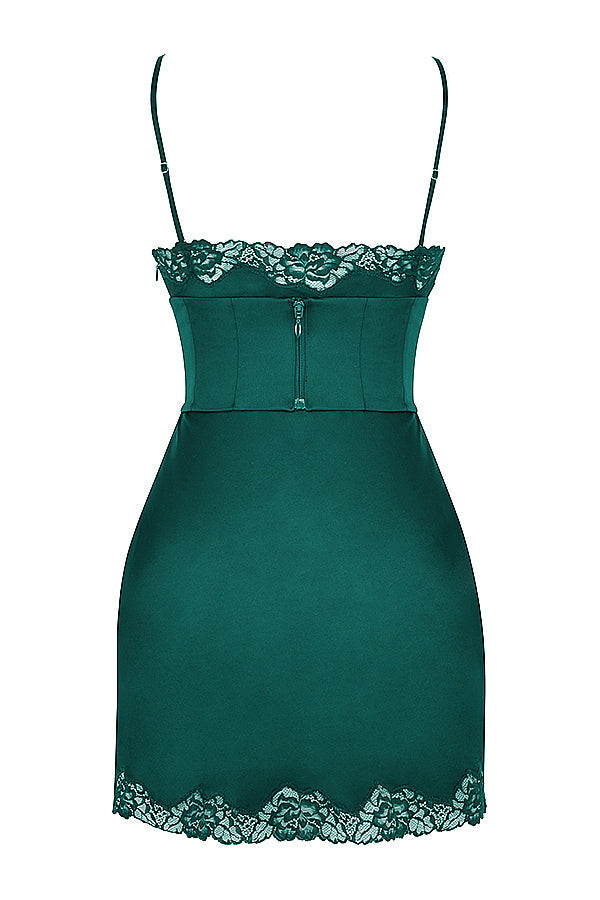 Abito sottoveste in raso