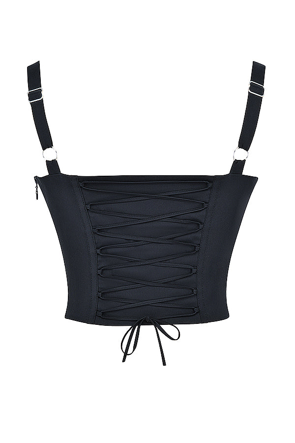 Corsetto bustier nero