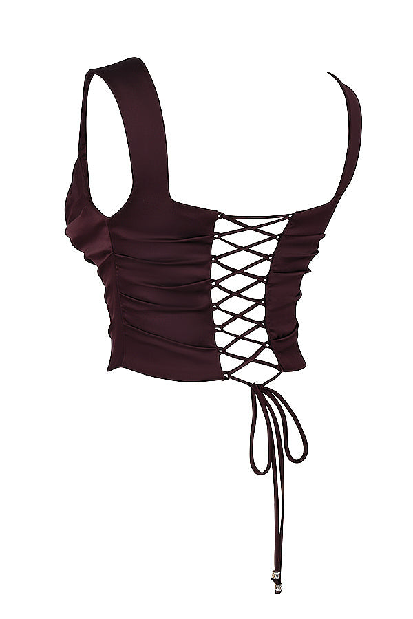 Elegante set strutturato di korset e rok
