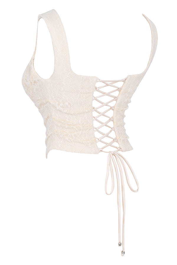 Elegante set strutturato di korset e rok