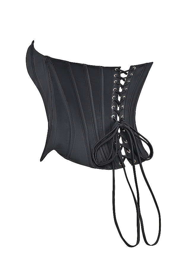 Corsetto con pizzo dietro