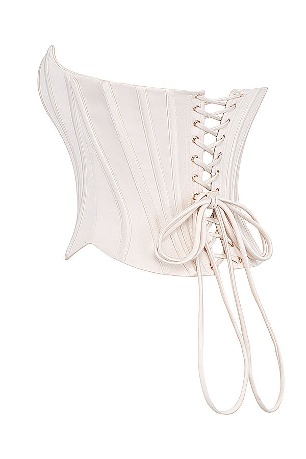 Corsetto con pizzo dietro