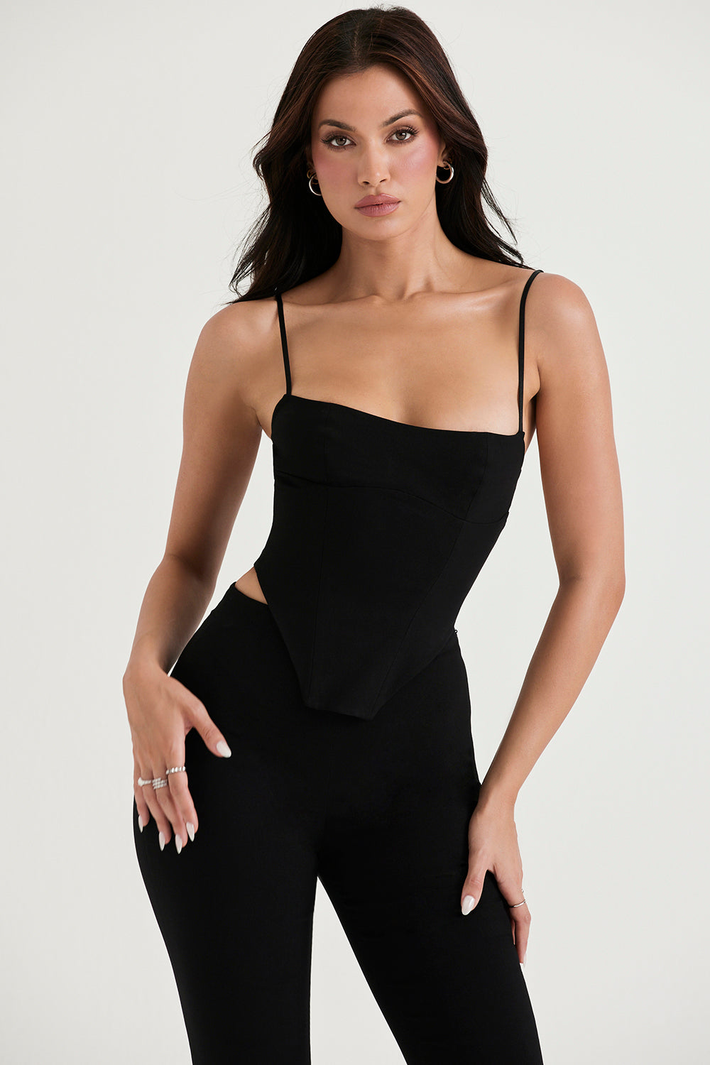 Corsetto modellante con pantaloni a vita alta
