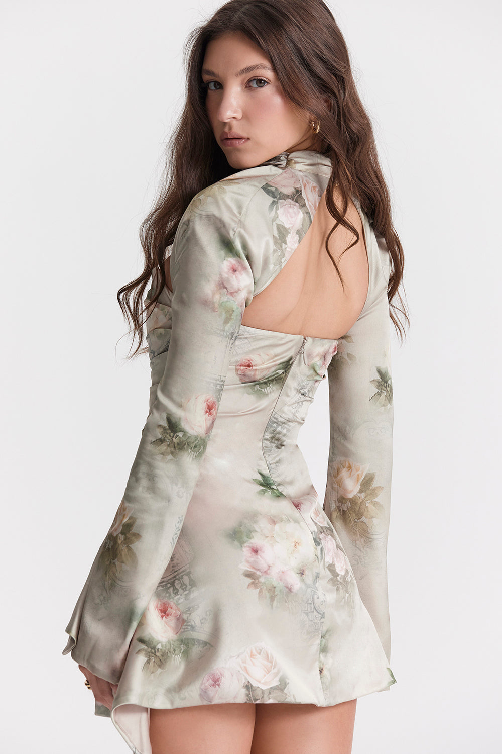 Abito a corsetto drappeggiato