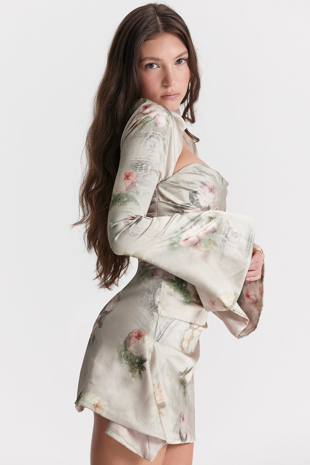 Abito a corsetto drappeggiato