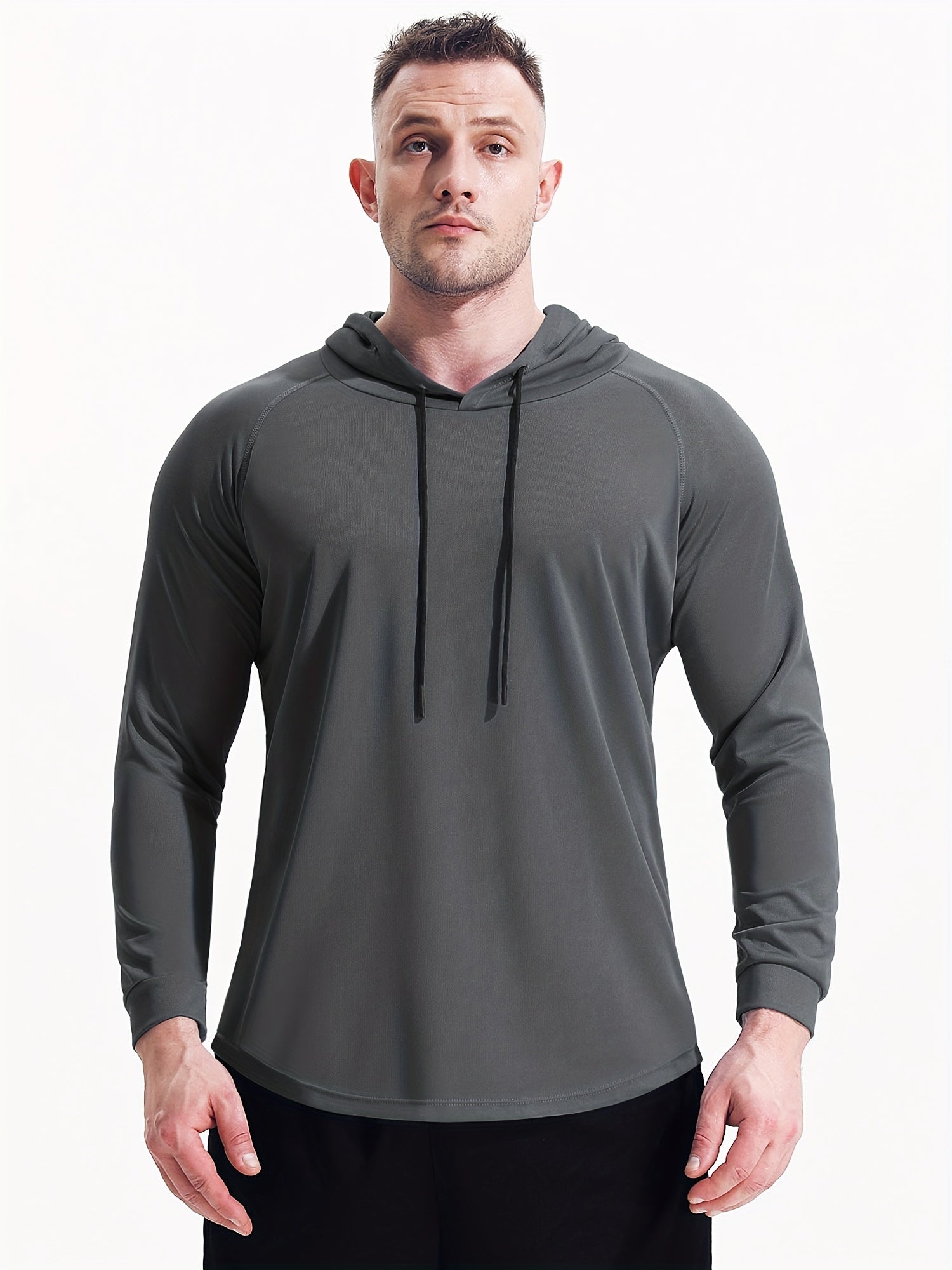 Felpa con cappuccio fitness da uomo