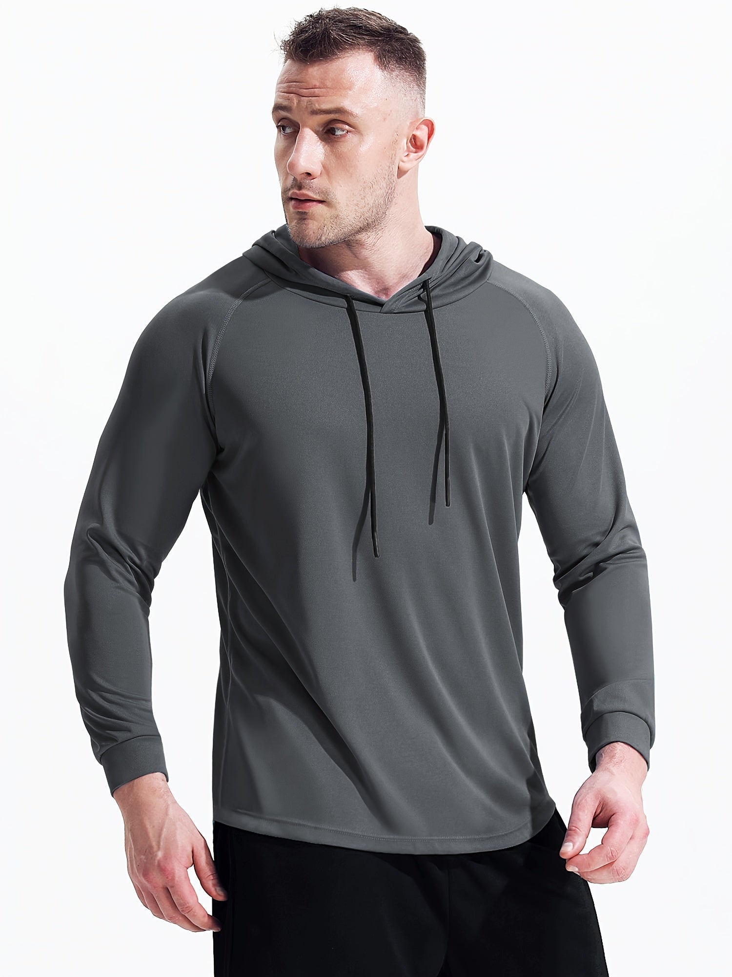 Felpa con cappuccio fitness da uomo