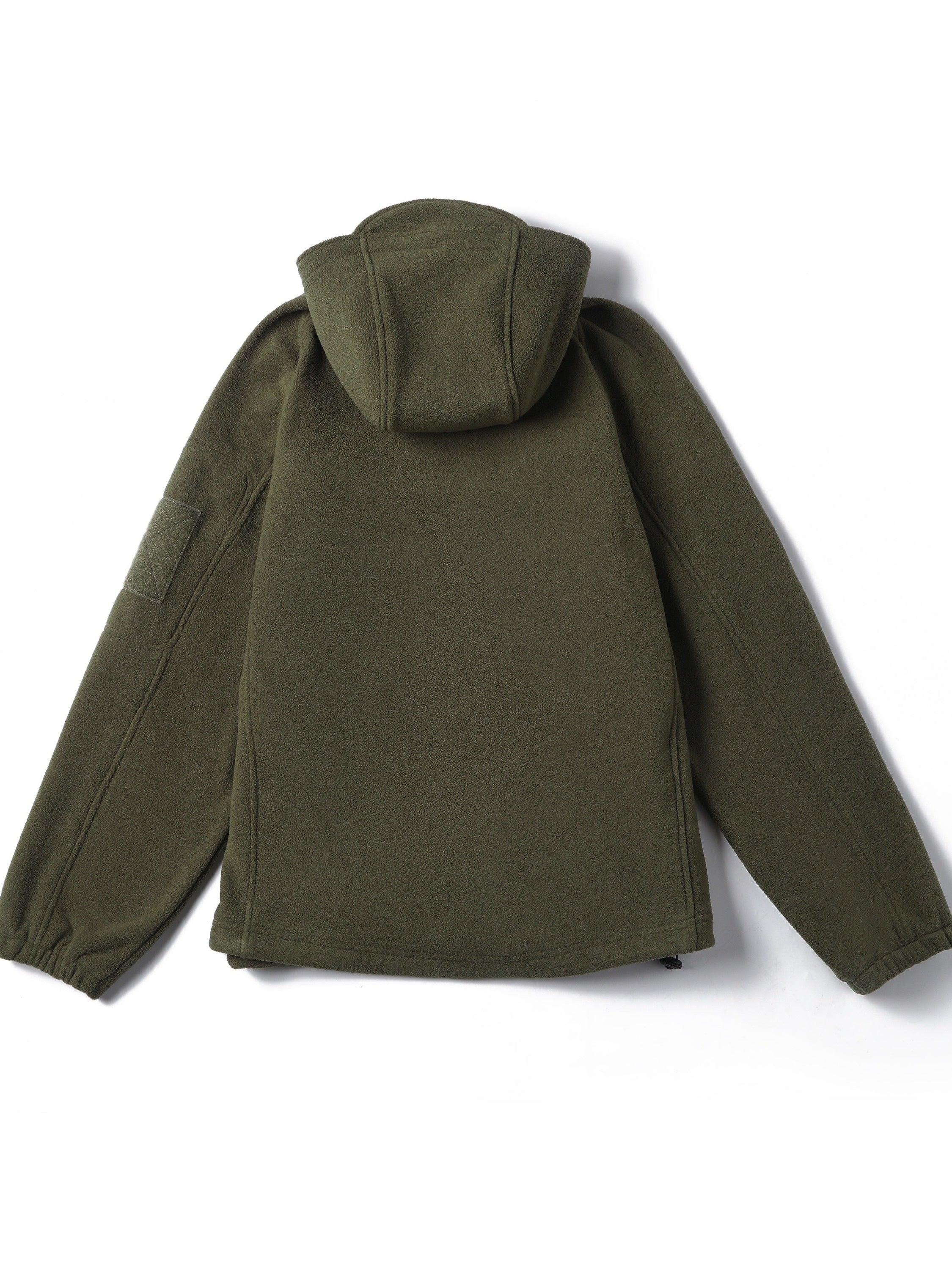 Calda felpa con cappuccio realizzata in pile polare