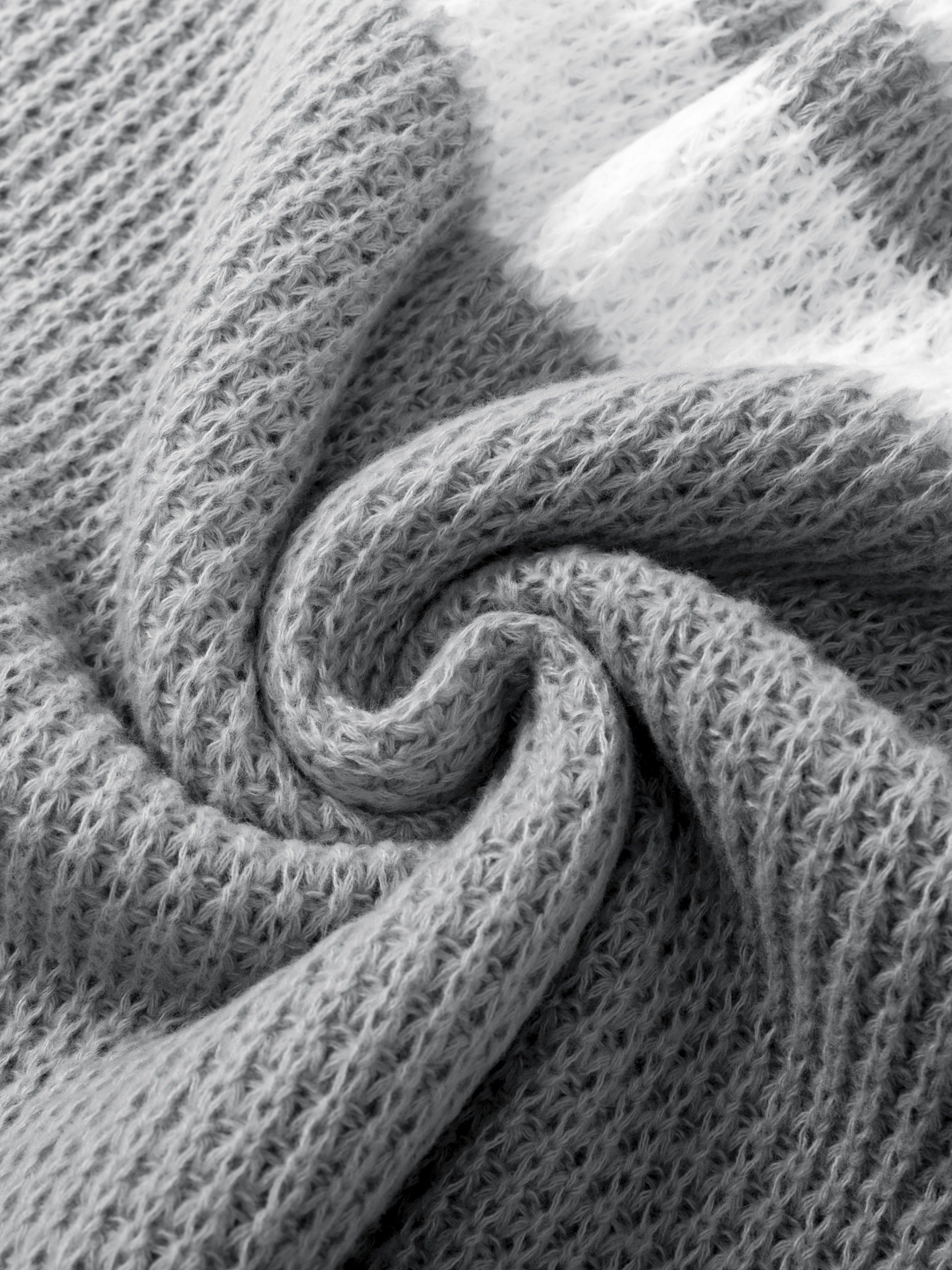 Maglione lavorato a maglia a righe per uomo