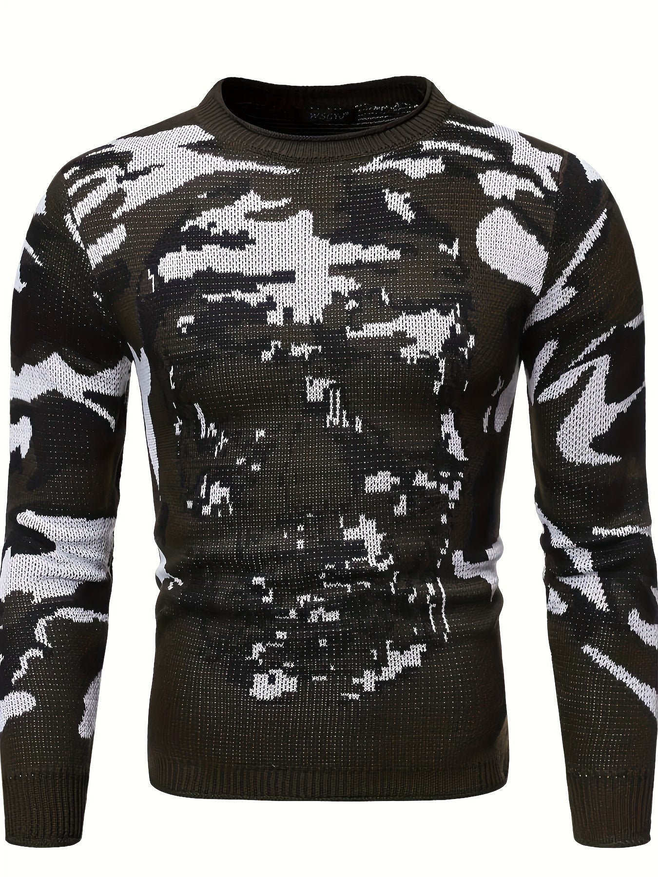 Maglia con stampa mimetica