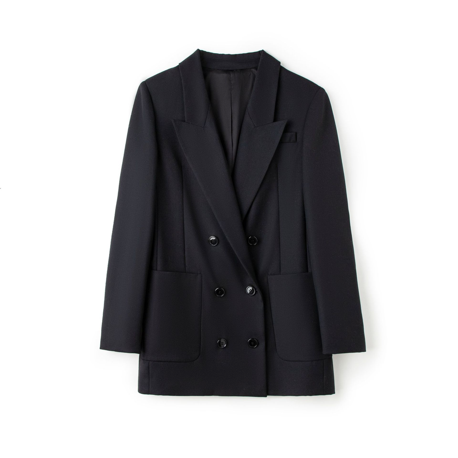 Giacca blazer da donna in twill di lana