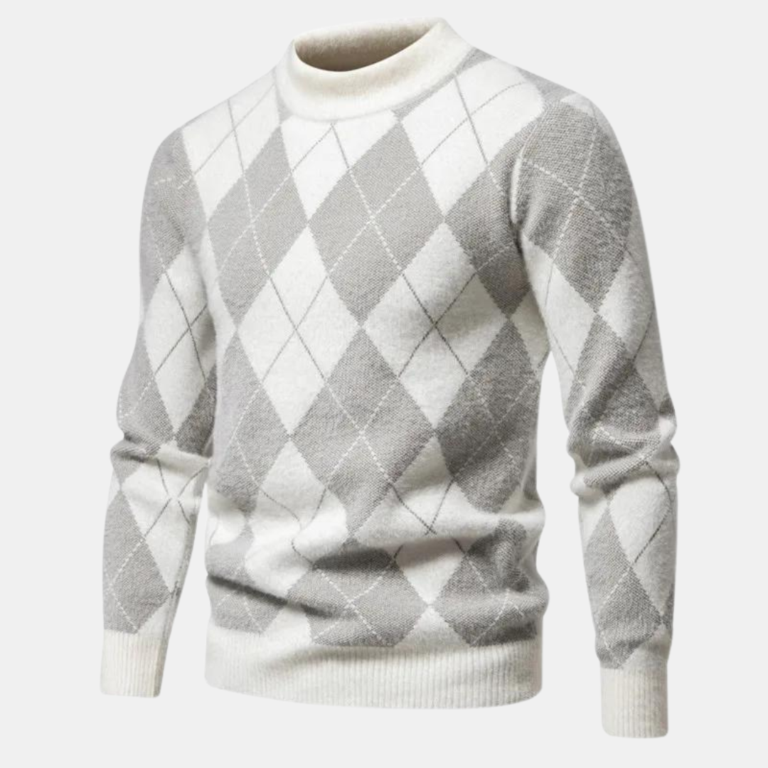 Comodo maglione da uomo lavorato a maglia