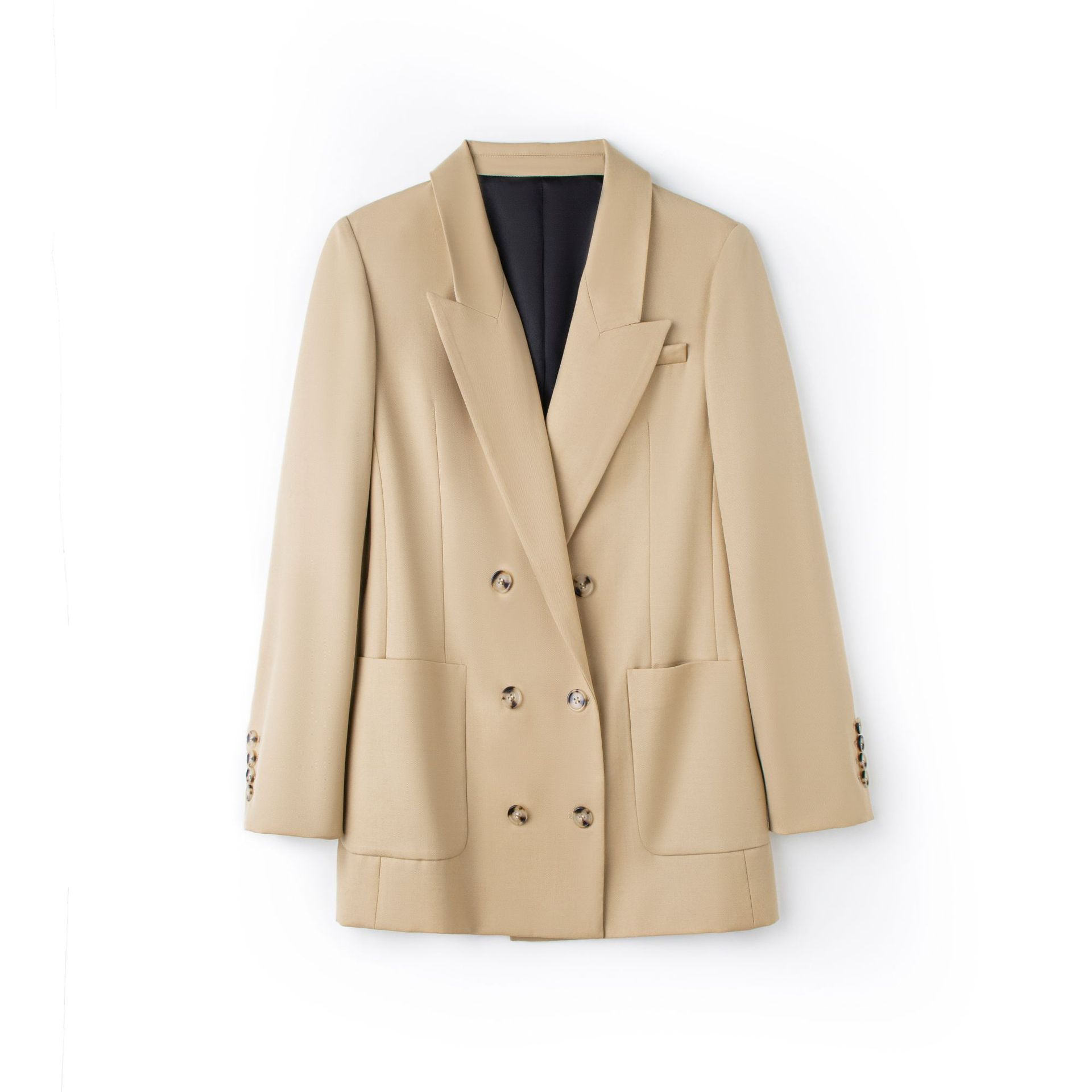 Giacca blazer da donna in twill di lana