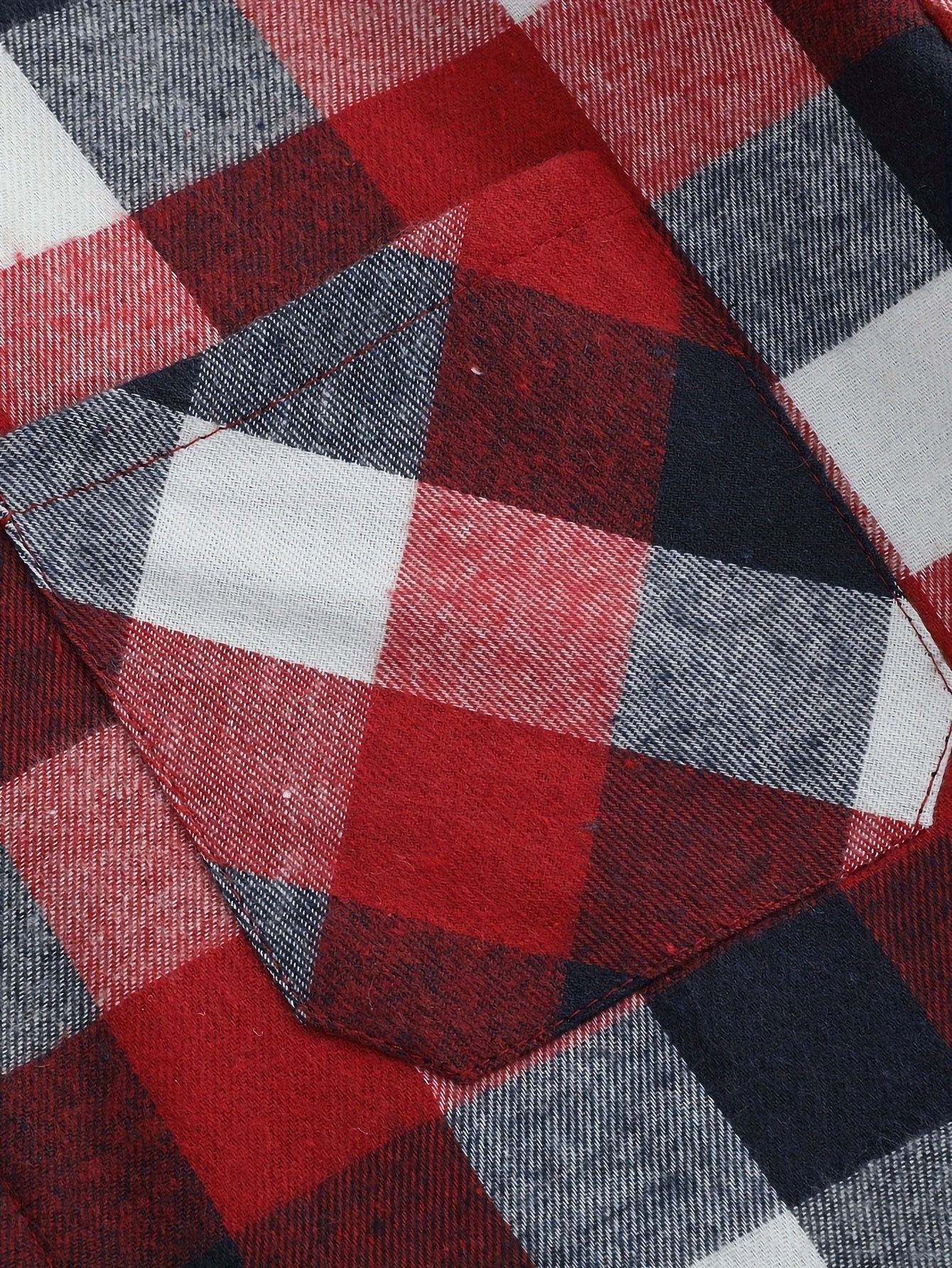 Camicia a quadri retr? in pile