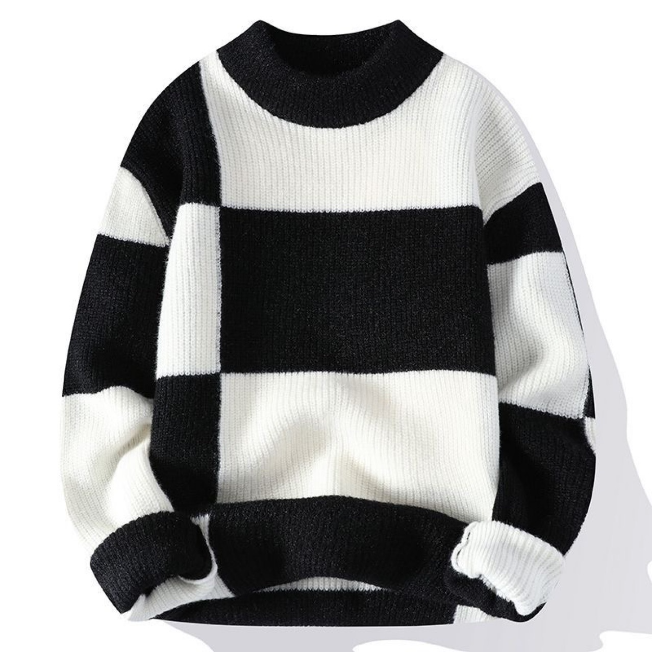 Maglione a righe da uomo