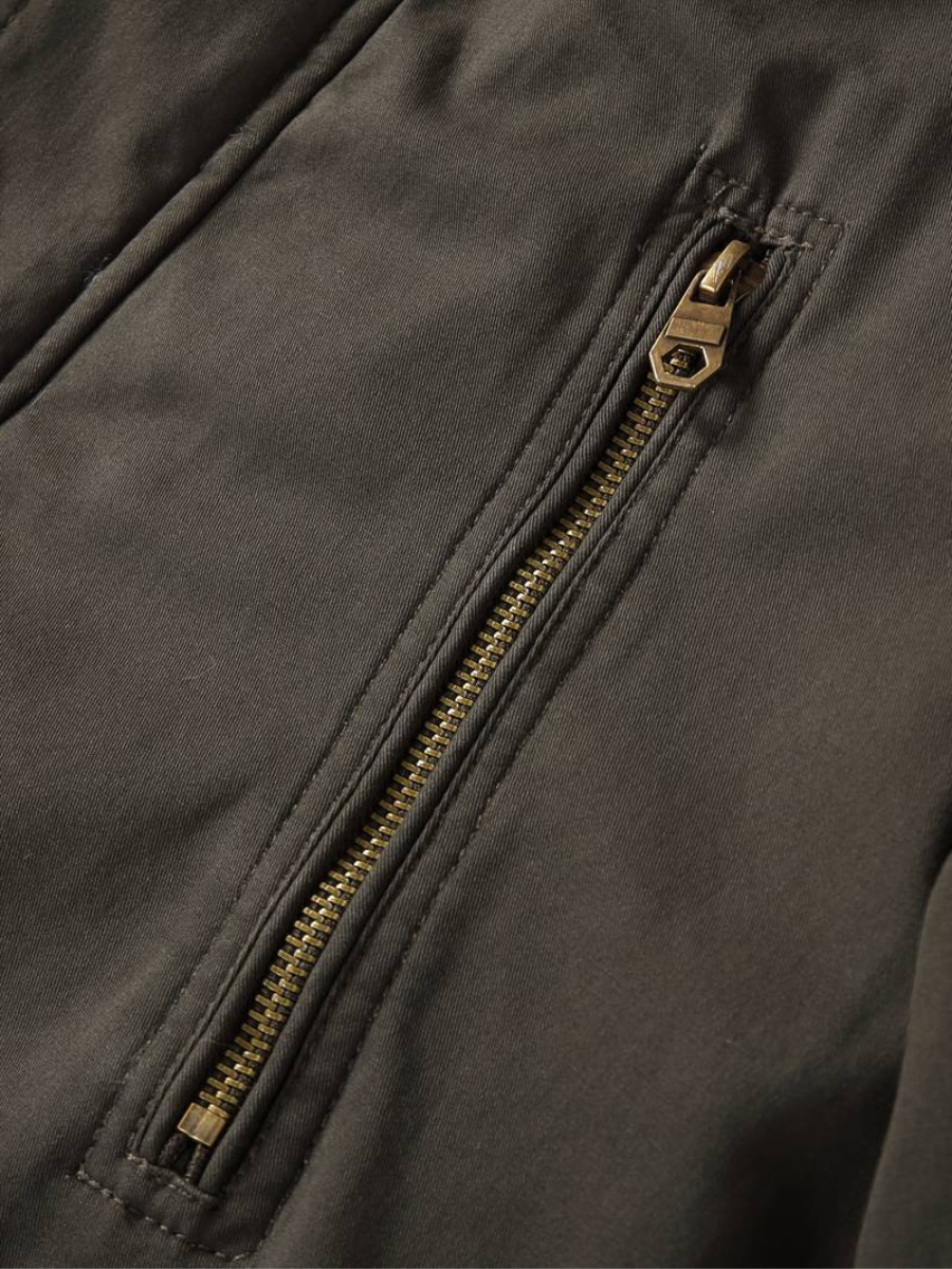 giacca in pile con cappuccio